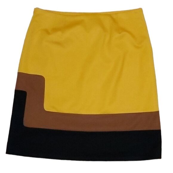 Ann Taylor LOFT color block skirt - Picture 1 of 7